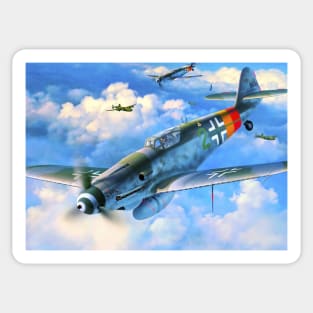 Bf109 Interception Sticker
